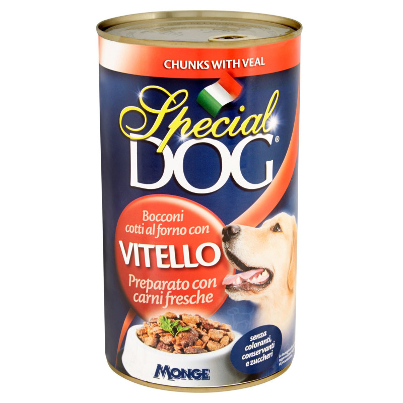 SPECIAL DOG BOCCONI COTTI AL FORNO CON VITELLO 1275 G