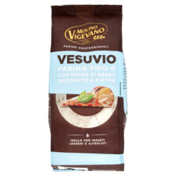 MOLINO VIGEVANO PROFESSIONAL FLOURS VESUVIO TYPE 0 FLOUR WITH STONE GROUND WHEAT GERM 500G