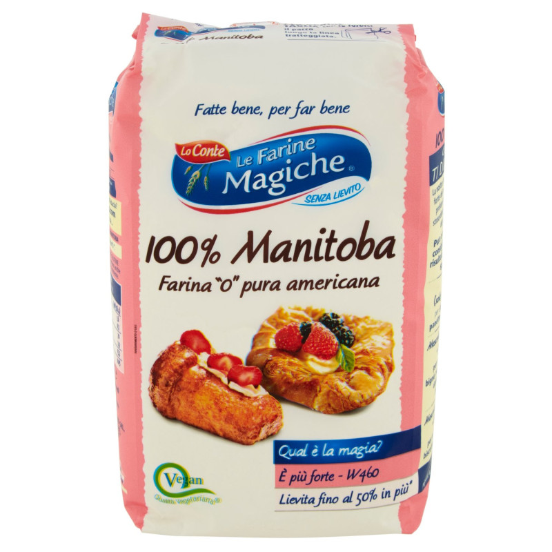 Le Farine Magiche 100% Manitoba Farina "0" pura americana 1000 g