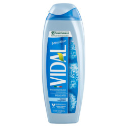 VIDAL SENSITIVE DUCHA ESPUMA LIQUIDA TALCO 250 ML