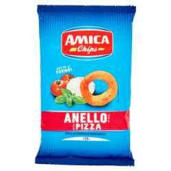 AMICA CHIPS ARO DE MAÍZ SABOR PIZZA 125 G