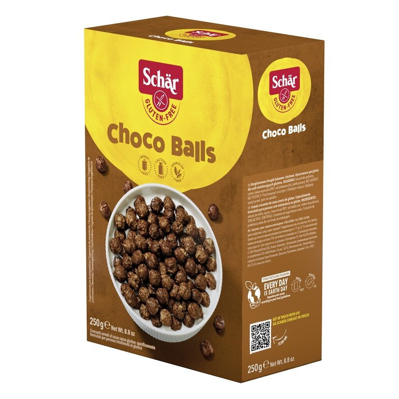 SCHÄR BOLAS DE CHOCO 250 G