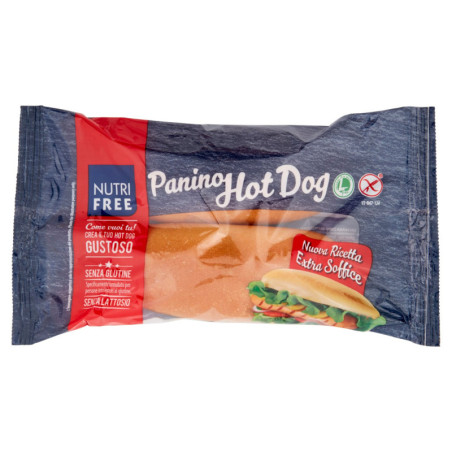 NUTRIFREE PANINO HOT DOG SENZA GLUTINE SENZA LATTOSIO 65 G