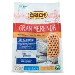 CRICH GREAT SNACK PRACTICAL PORTIONS OF 3 BISCUITS 500 G