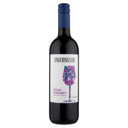 TAVERNELLO SYRAH CABERNET VINO TINTO ITALIANO 750 ML