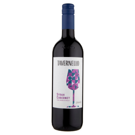 Tavernello Syrah Cabernet Vino Rosso d'Italia 750 ml