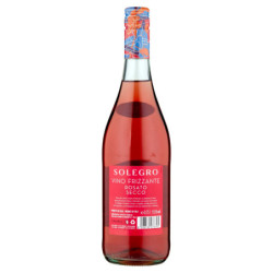 SOLEGRO VINO FRIZZANTE ROSATO SECCO 0,75 L