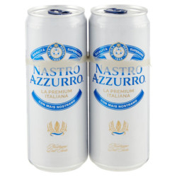 PERONI NASTRO AZZURRO BIER DOSE 2 X 33