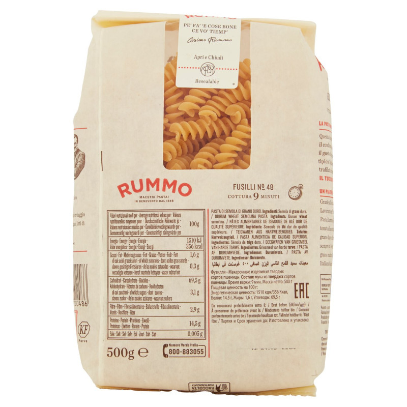 RUMMO FUSILLI N° 48 500 G