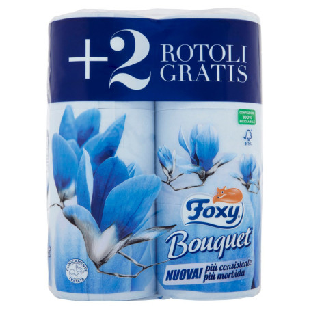 Foxy Bouquet 4+2 pz