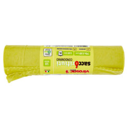 BOLSA DE BASURA BASE VIROSAC PARA CONDOMINIO 70X110 CM 110 LITROS XL AMARILLO 10 UNIDADES