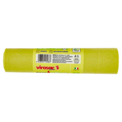 BOLSA DE BASURA BASE VIROSAC PARA CONDOMINIO 70X110 CM 110 LITROS XL AMARILLO 10 UNIDADES