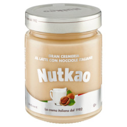 NUTKAO CREMERIA DE LECHE GRAN CON AVELLANAS ITALIANAS 350 G