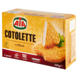 Escalopes de poulet surgelées AIA 280 G