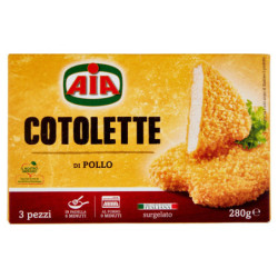 AIA FROZEN CHICKEN CUTLETS 280 G