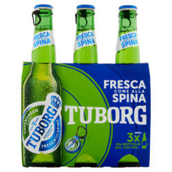 Tuborg Birra Fresca ComeAllaSpina 3x 33 cl