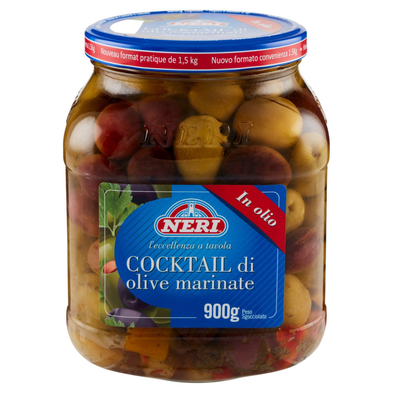 COCKTAIL D'OLIVES MARINÉES NERI 1400 G