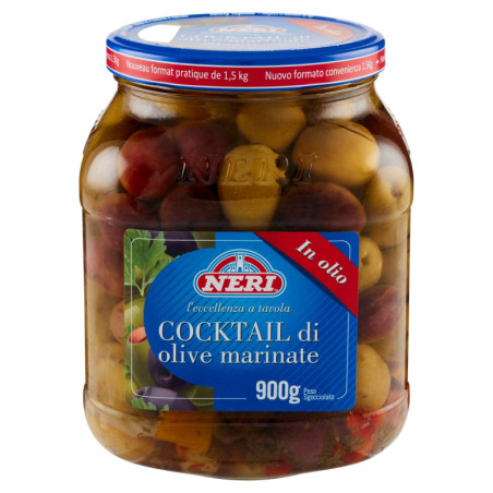 COCKTAIL D'OLIVES MARINÉES NERI 1400 G