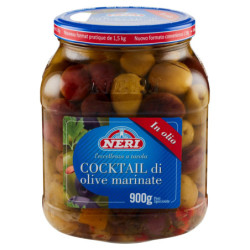 COCKTAIL D'OLIVES MARINÉES NERI 1400 G