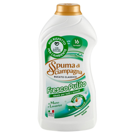 Spuma di Sciampagna Fresco Pulito Bucato Classico 800 ml