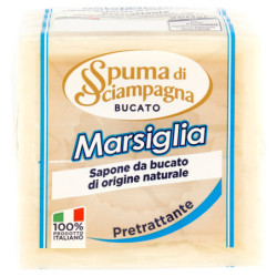 SPUMA DI SCIAMPAGNA BUCATO MARSIGLIA SAPONE DA BUCATO DI ORIGINE NATURALE 250 G