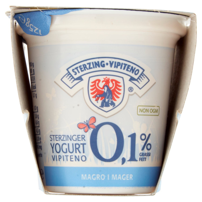 STERZING VIPITENO YOGUR 0,1% PIEL GRASA CON NARANJA, ZANAHORIA Y JENGIBRE 2 X 125 G