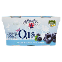 STERZING VIPITENO 0.1% FAT SKINNY BLACKBERRY YOGURT 2 X 125 G