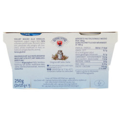 STERZING VIPITENO 0,1% GRASSI YOGURT MAGRO ALLA VANIGLIA 2 X 125 G