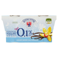 STERZING VIPITENO 0.1% FAT SKIN VANILLA YOGURT 2 X 125 G