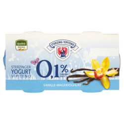 STERZING VIPITENO 0.1% FAT SKIN VANILLA YOGURT 2 X 125 G