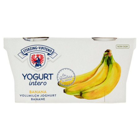 ESTERZING VIPITENO YOGUR ENTERO PLÁTANO 2 X 125 G