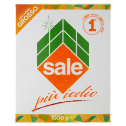 ITALKALI GROBES JODSALZ, SALZ PLUS JOD 1000 G