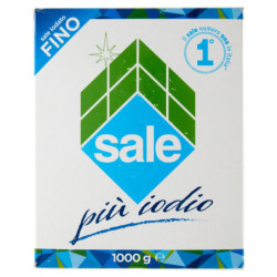 Italkali sale iodato Fino sale più iodio 1000 g