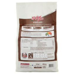 MIGLIORGATTO STERILIZED CRISPY DELICACIES WITH TASTY BEEF 1.5 KG