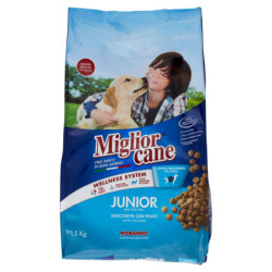 CROQUETTES MIGLIORCANE JUNIOR AU POULET 1,5 KG