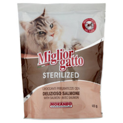 BEST CAT DELICACIAS CRUJIENTES ESTERILIZADAS CON DELICIOSO SALMÓN 400 G