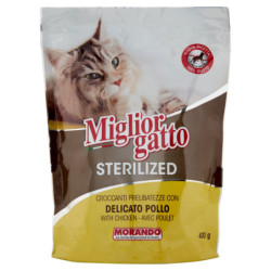 MIGLIOGATT DELICACIAS CRUJIENTES ESTERILIZADAS CON POLLO DELICADO 400 G