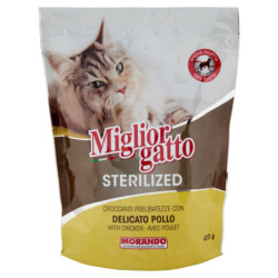 MIGLIOGATT DELICACIAS CRUJIENTES ESTERILIZADAS CON POLLO DELICADO 400 G