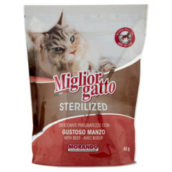 MIGLIOGATT STERILIZED CRISPY DELICACIES WITH TASTY BEEF 400 G