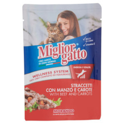 MIGLIORGATTO STRACCETTI AU BOEUF ET CAROTTES 100 G