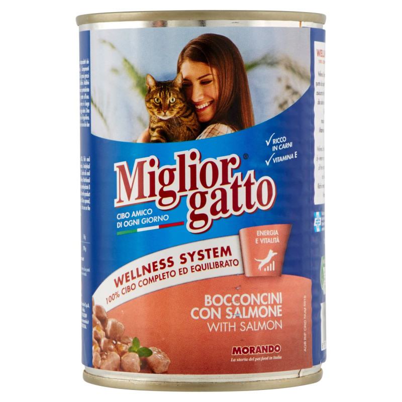 BEST CAT BOCCONCINI CON SALMÓN 405 G