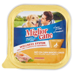 MIGLIORCANE PATÉ WITH WHITE MEAT AND CARROTS 150 G