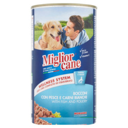 MIGLIORCANE BITES WITH FISH AND WHITE MEAT 1250 G