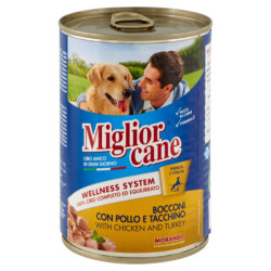 BOUCHES DE MIGLIORCANE AU POULET ET DINDE 405 G