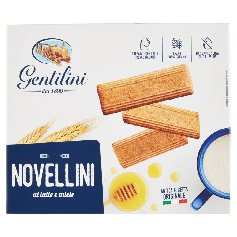 GENTILINI NOVELLINI WITH MILK AND HONEY 500 G