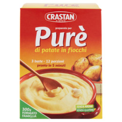 CRASTAN PRÉPARATION POUR PURÉE DE FLOCONS DE POMMES DE TERRE 3 X 100 G