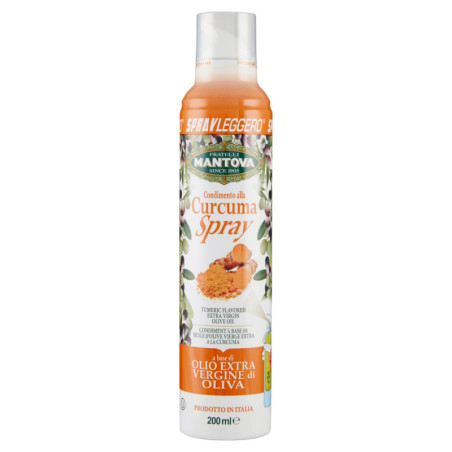 Sprayleggero Condimento alla Curcuma Spray a base di Olio Extra Vergine di Oliva 200 ml