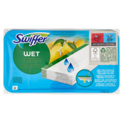 SWIFFER WET PANNI UMIDI LAVAPAVIMENTI FRESCHEZZA GLI AGRUMI - RICARICA 20 SALVIETTE