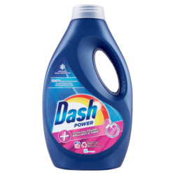 Dash Power Detersivo Lavatrice Liquido Bucato + Tecnologia Colori Brillanti e Fibre 18 Lavaggi 990ml