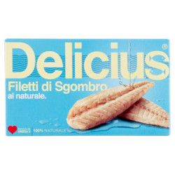 DELICIUS FILETES DE CABALLA AL NATURAL 125 G